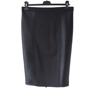 ÉCLA Italian Grey Heathered Zip-Back Skirt - Size 50 (US M/L)